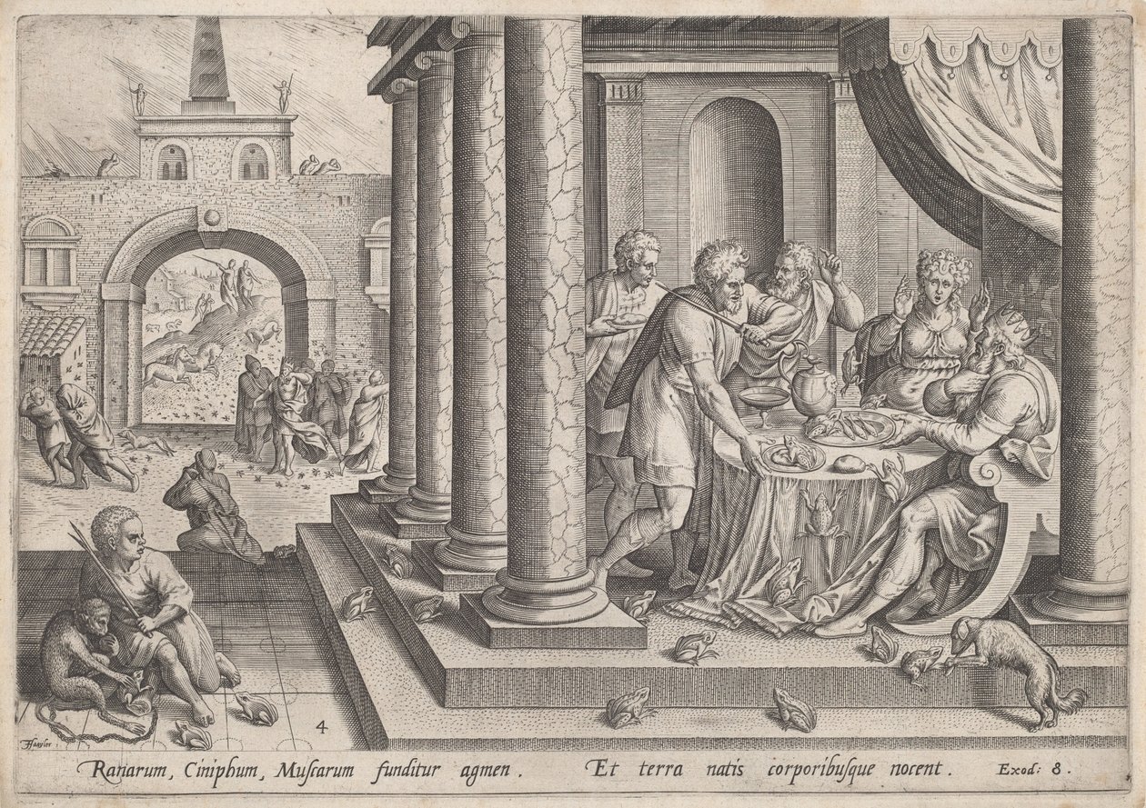 A békák pestise alkotó: Jan Sadeler I, after Maarten van Cleef