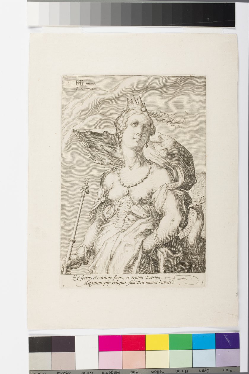 Juno (metszet) alkotó: Jan Saenredam