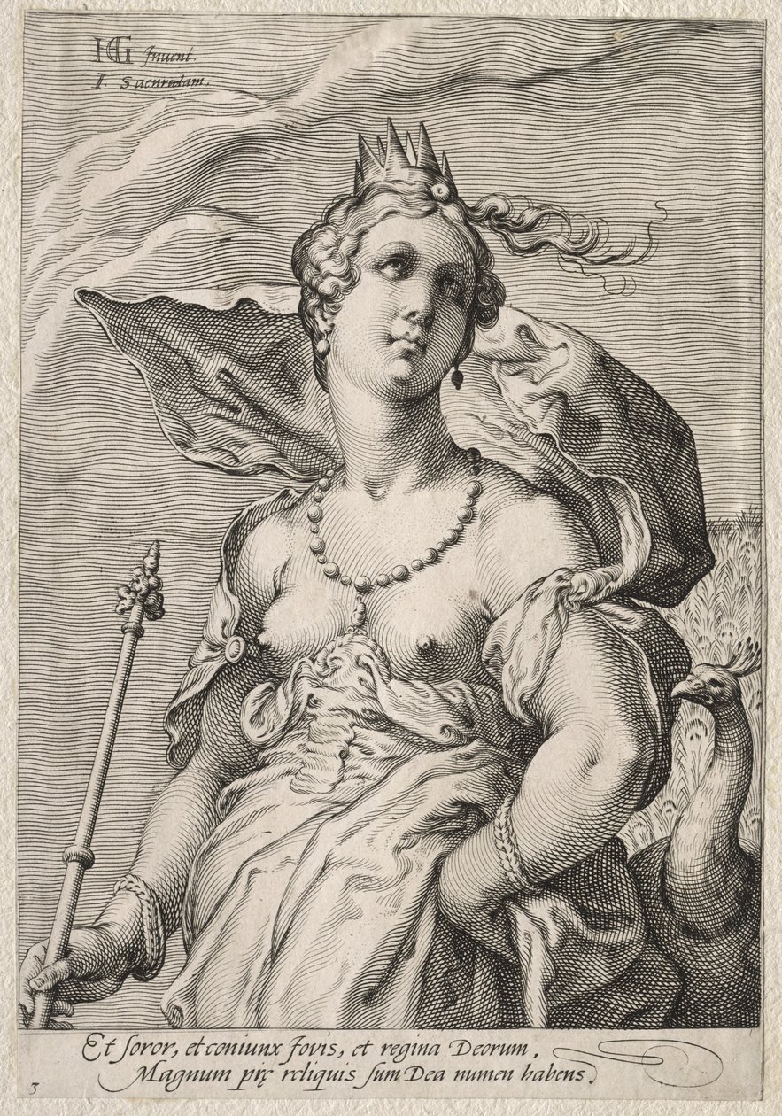 Juno, c. 1595. alkotó: Jan Saenredam
