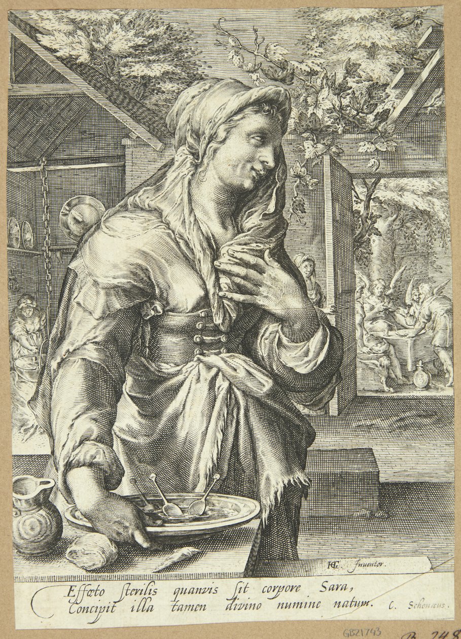 Sára alkotó: Jan Saenredam