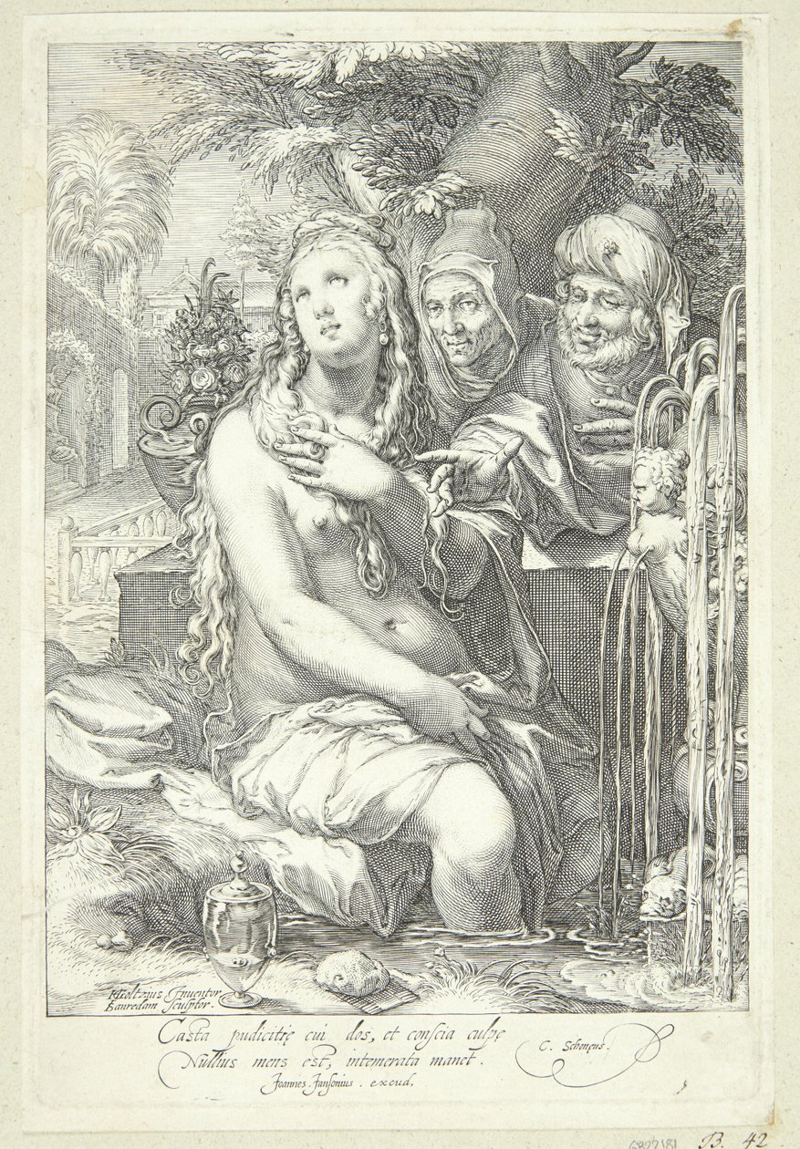 Susanna és a vének alkotó: Jan Saenredam