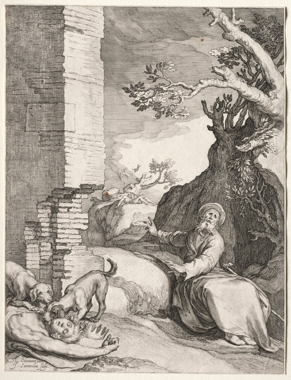 Ahija jóslata, 1604. alkotó: Jan Saenredam