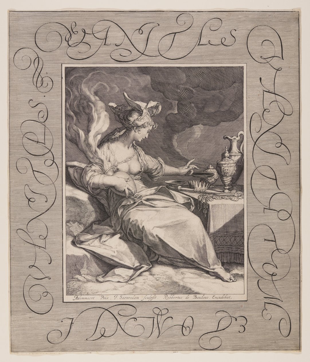 Vanitas Vanitatum et Omnia Vanitas alkotó: Jan Saenredam