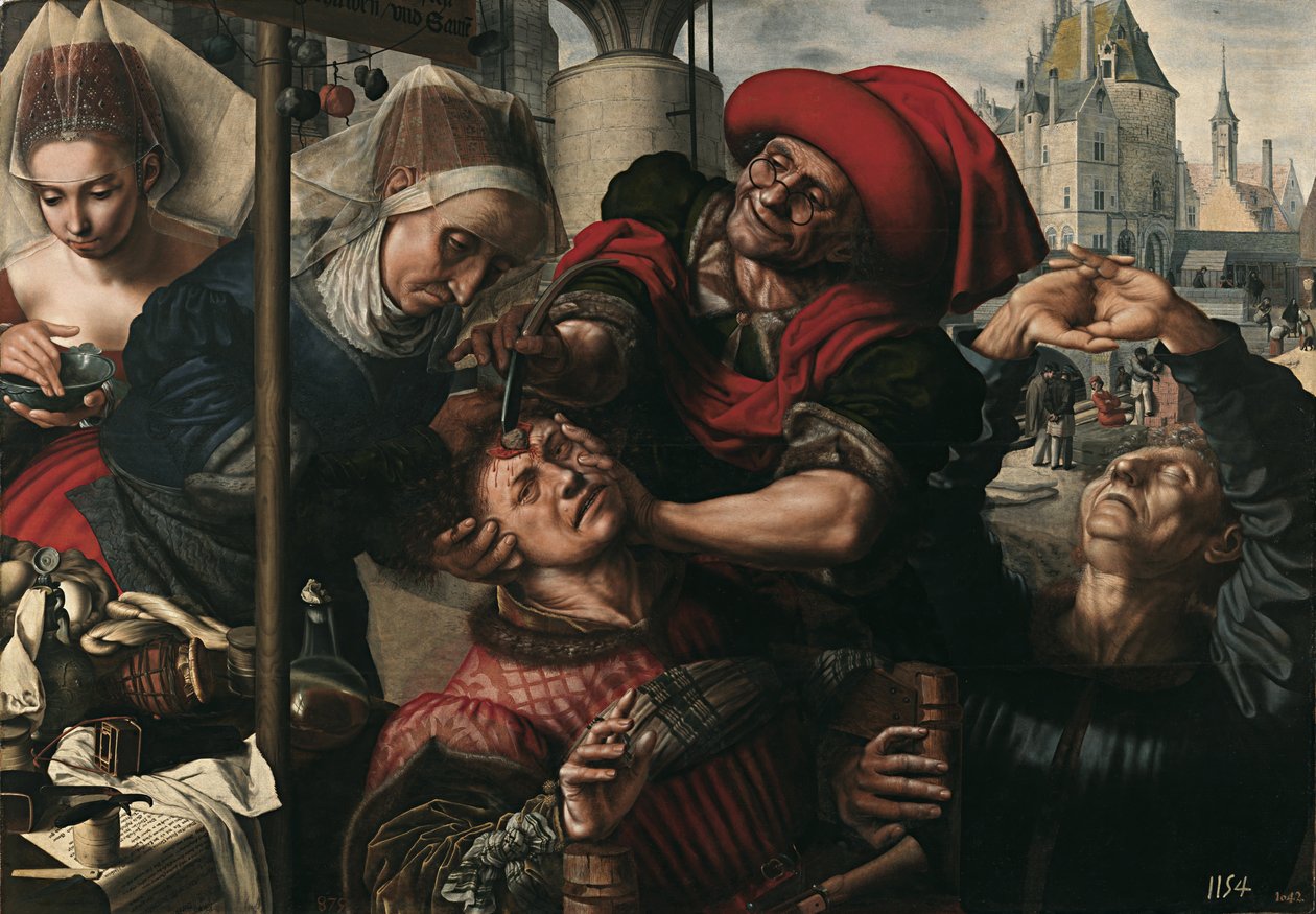 Sebészet, 1550-1555 alkotó: Jan Sanders Hemessen van