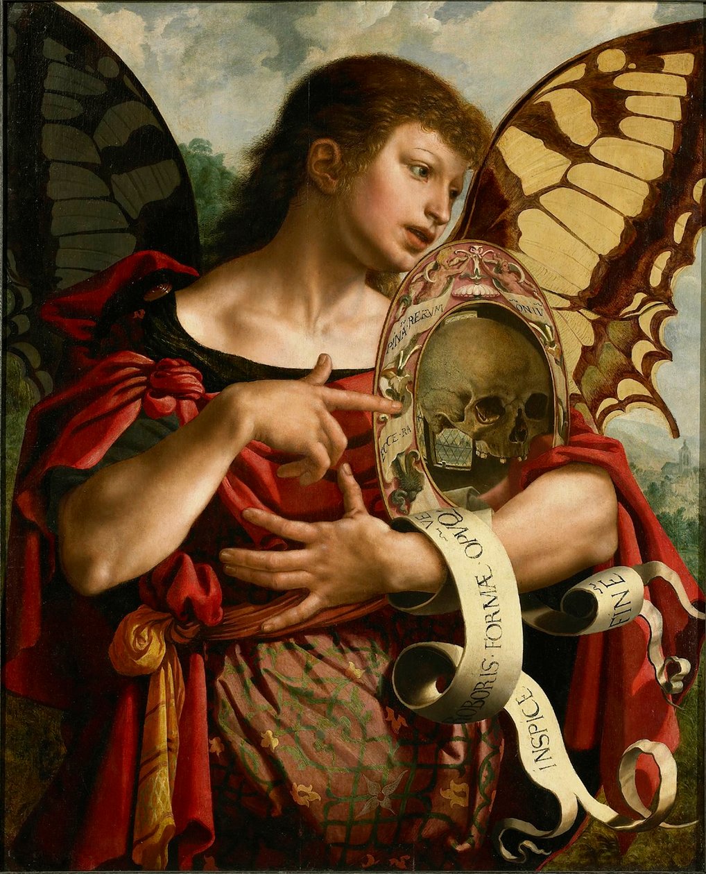 Vanitas Hiúság, kb 1535-1540. alkotó: Jan Sanders Hemessen van