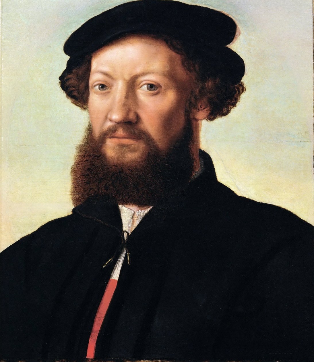 Férfi portréja – Jan Sanders van Hemessen (1500 körül – 1566 körül). Olaj, fa, kb 1555. Mérete: 47x39 cm. Művészettörténeti Múzeum, Vienne alkotó: Jan Sanders van Hemessen