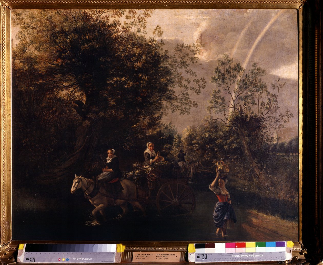 Egy gue (A ford). Jan Silberechts (1627-1703) festménye. Olaj, vászon, 94 x 116 cm alkotó: Jan Siberechts