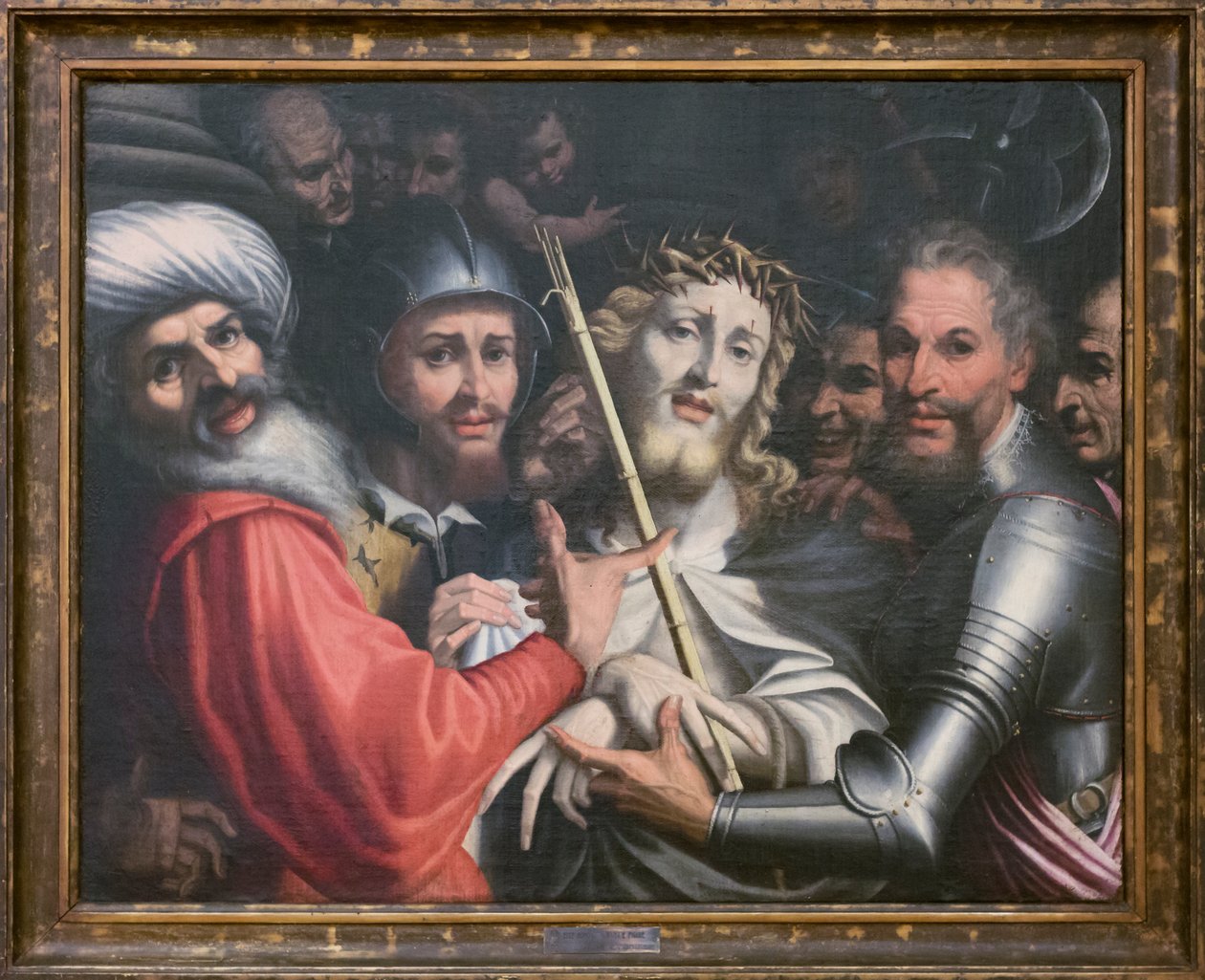 Krisztus a nép előtt (olaj, vászon) alkotó: Jan Soens