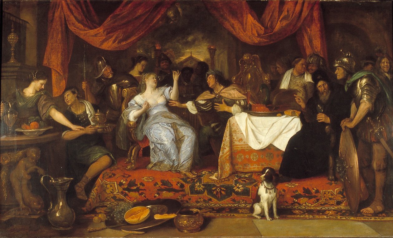 Antonius és Kleopátra alkotó: Jan Steen