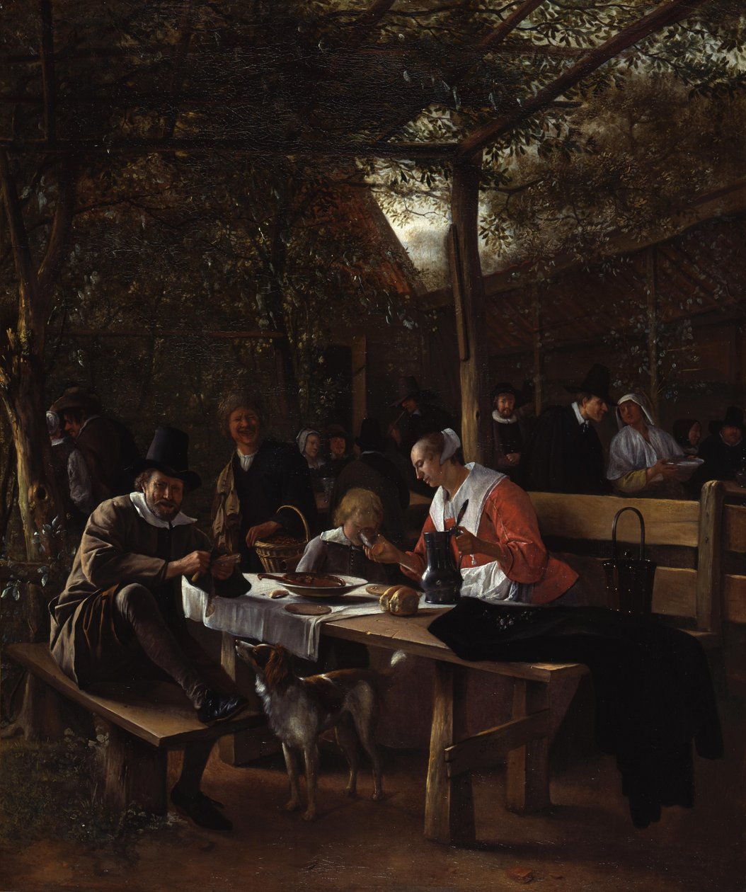 A fogadókert alkotó: Jan Steen