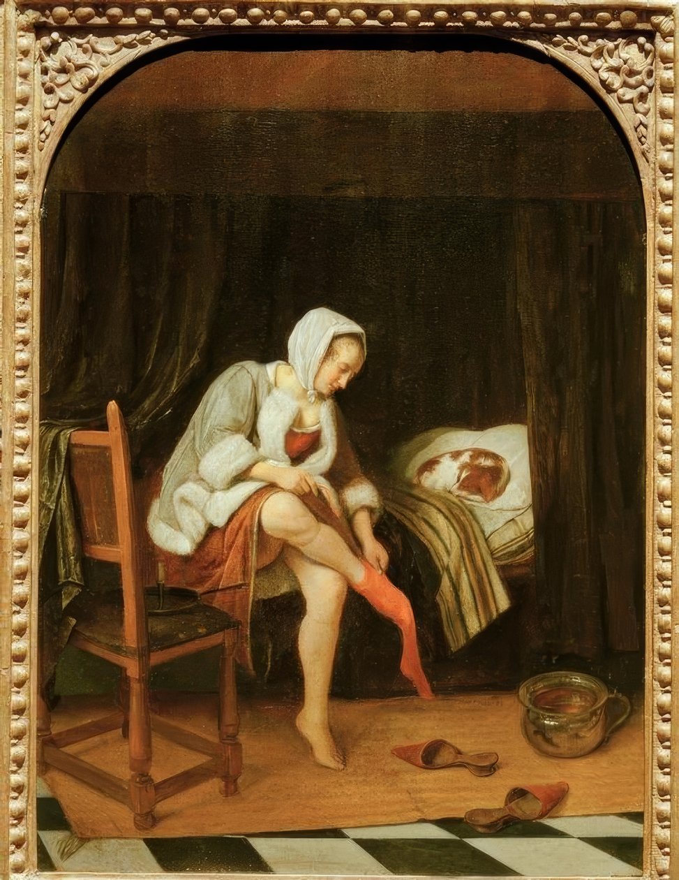 Nő a WC-n alkotó: Jan Havickszoon Steen