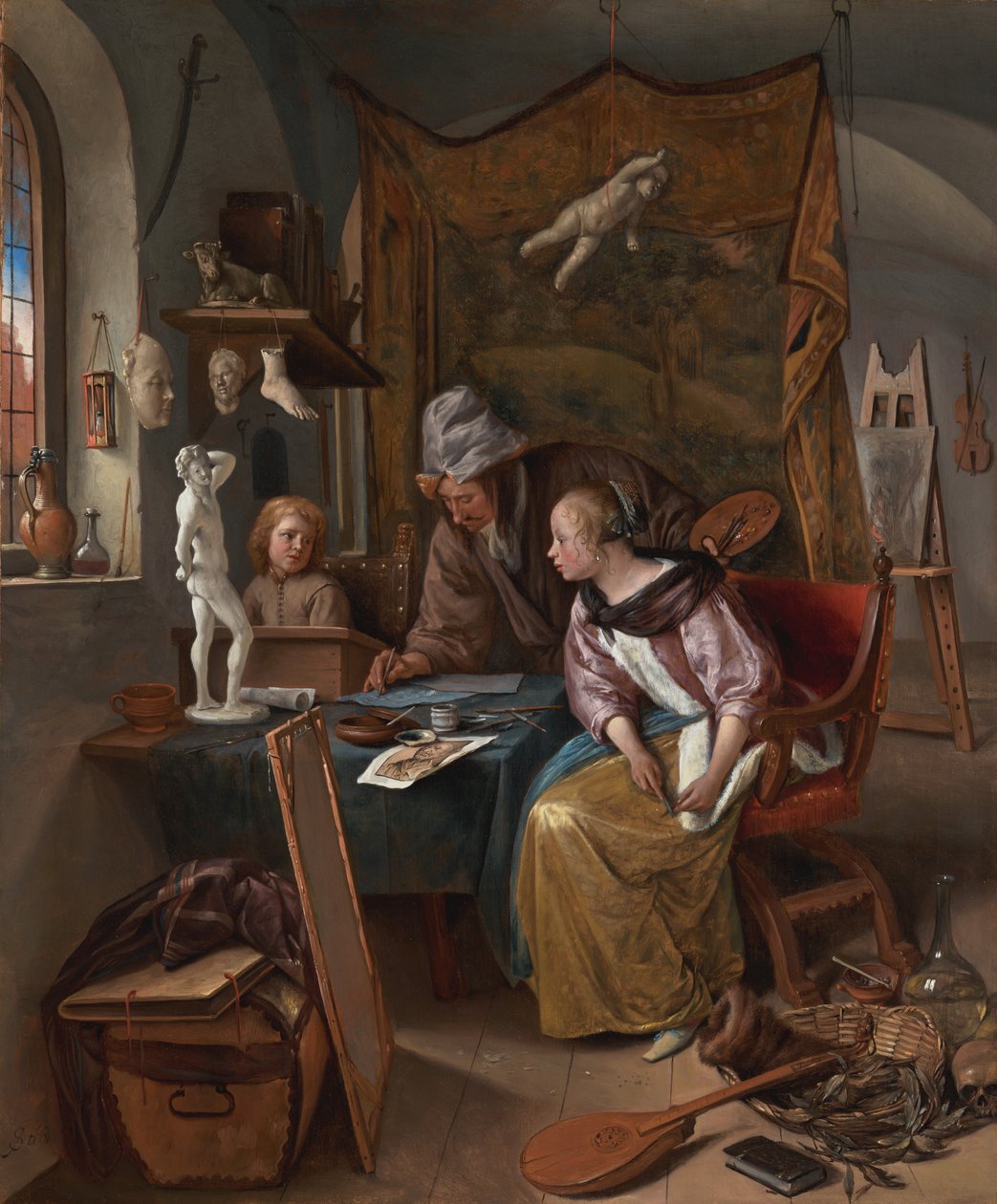 A rajzóra alkotó: Jan Steen