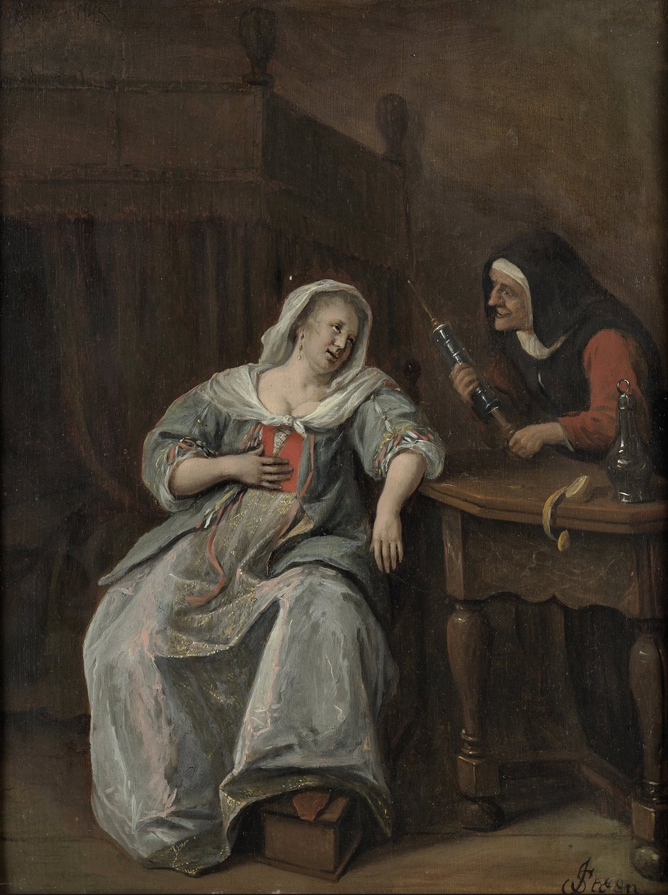A beteg nő alkotó: Jan Steen