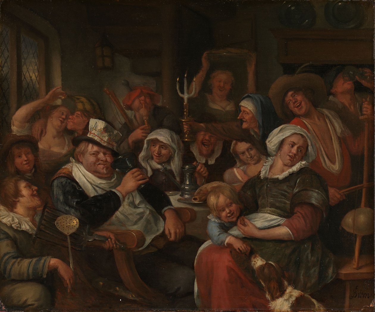 Vízkereszt alkotó: Jan Steen