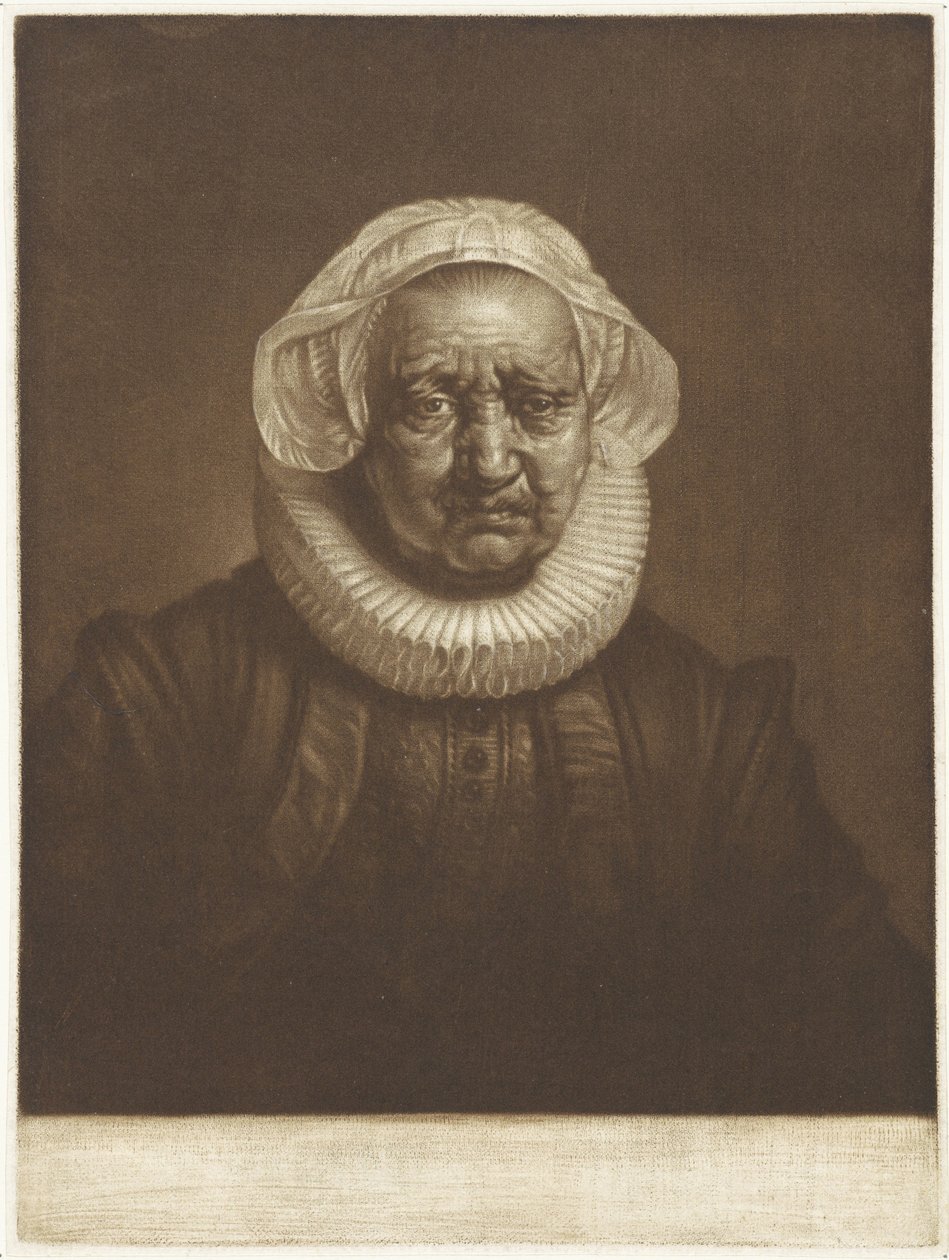 Aechje Claesdr portréja. alkotó: Jan Stolker
