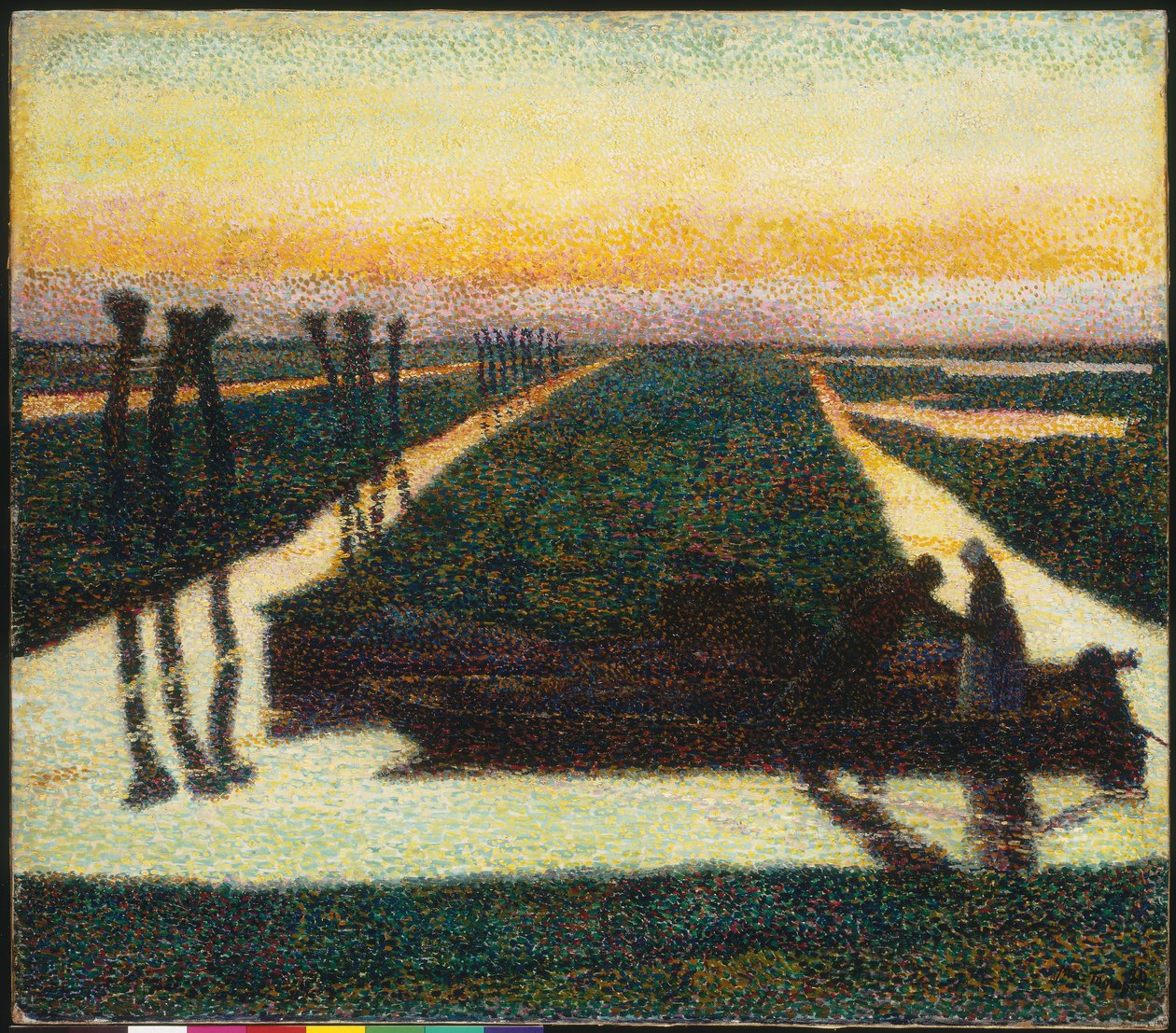 Pants In Waterland (olaj, vászon) alkotó: Jan Toorop