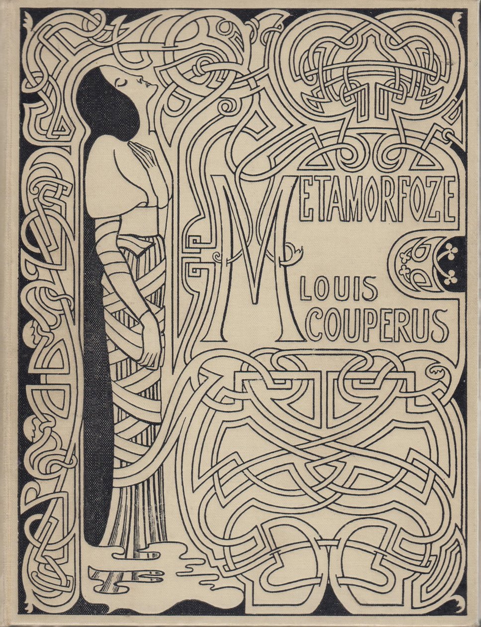 Louis Couperus Metamorfoze borítóterve, 1897. alkotó: Jan Toorop