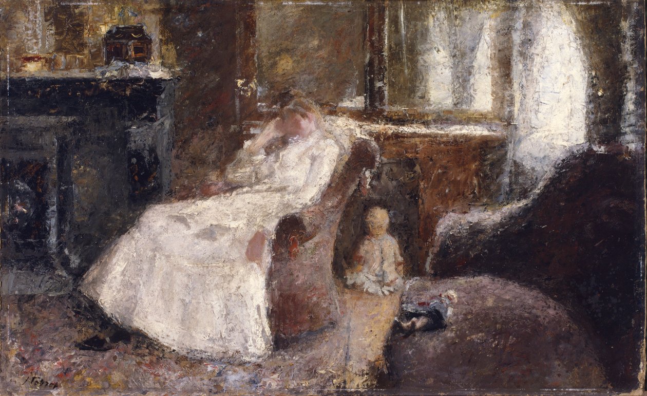 Fehér ruhás nő alkotó: Jan Toorop
