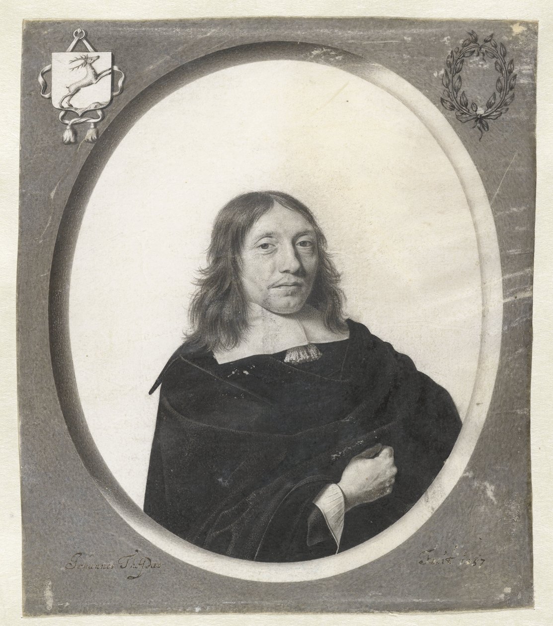 Gijsbert van der Hoeven portréja alkotó: Jan Thopas