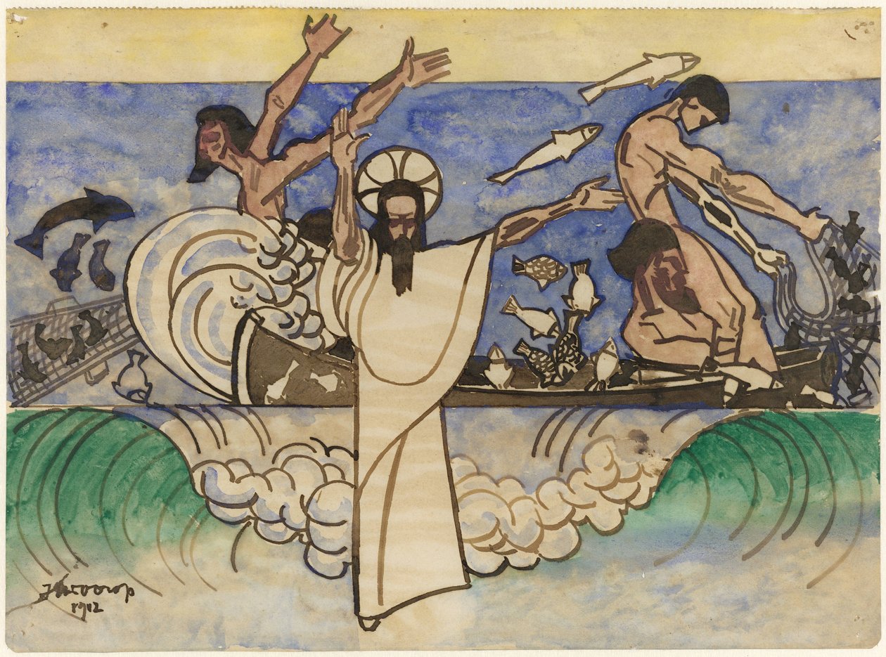 A csodálatos halfogás alkotó: Jan Toorop