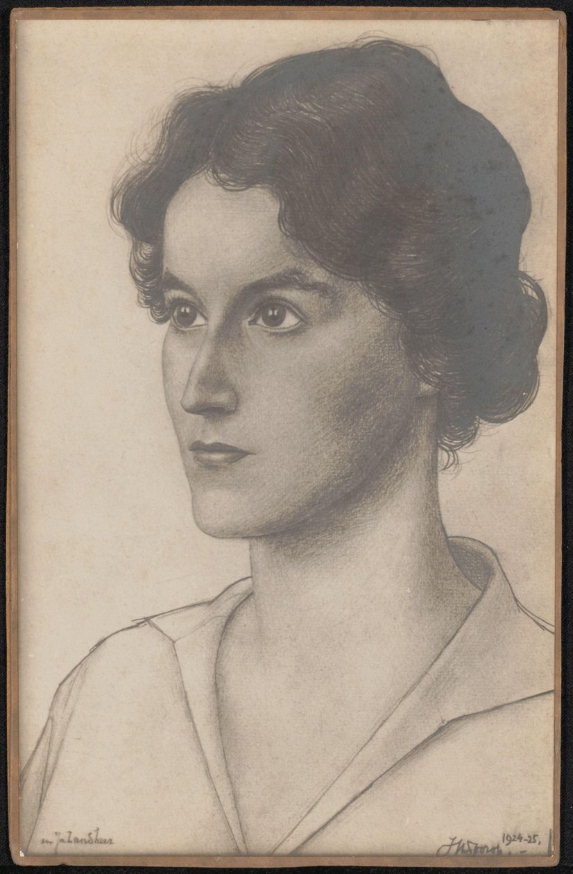Fotóreprodukció Jenny Kraftnak alkotó: Jan Toorop