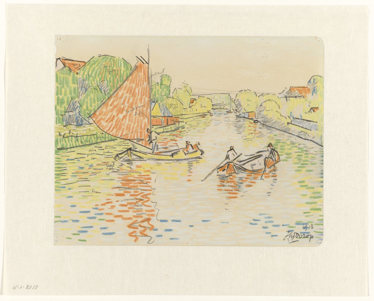 Csatorna Veere-nél alkotó: Jan Toorop