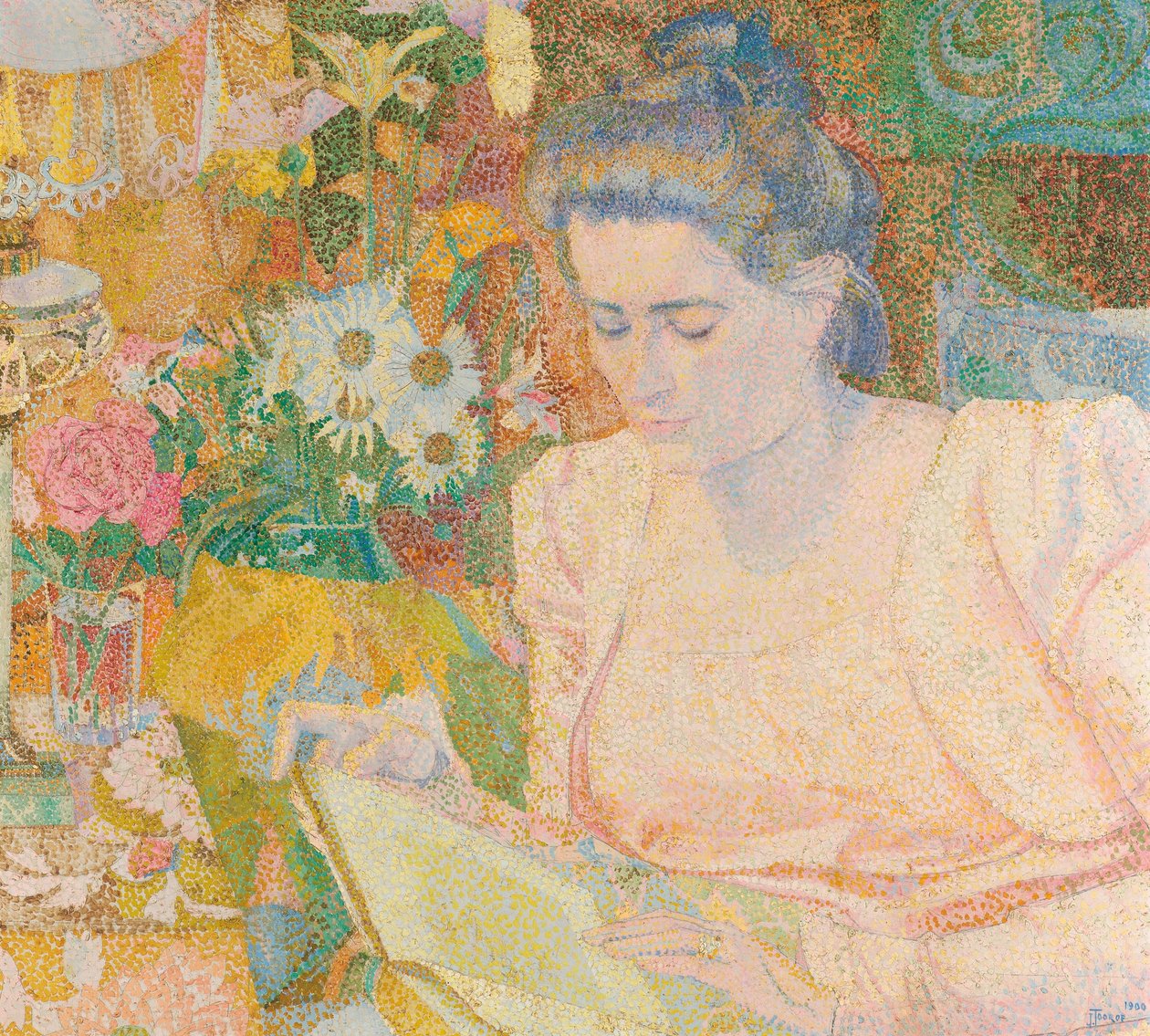 Marie Jeannette de Lange portréja Marie Jeanette de Lange portréja alkotó: Jan Toorop
