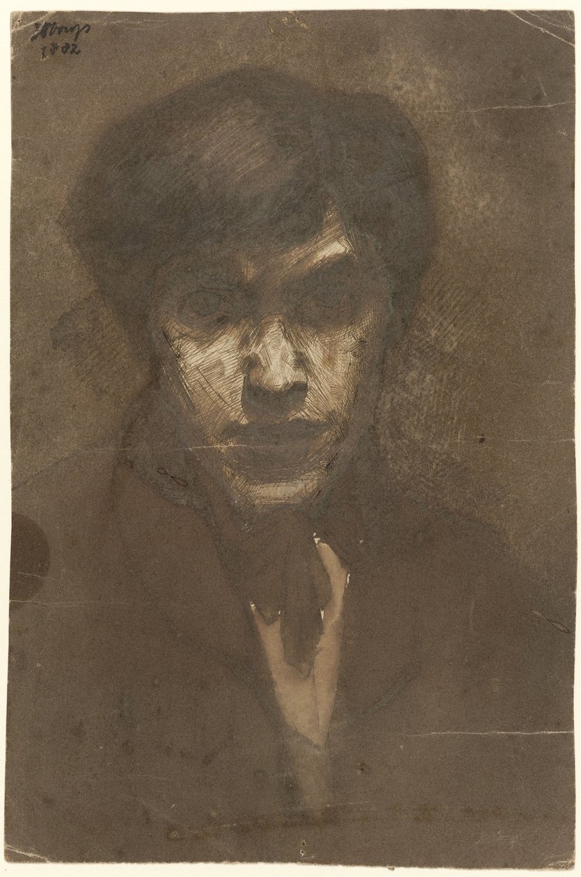 Jan Toorop festő önarcképe alkotó: Jan Toorop