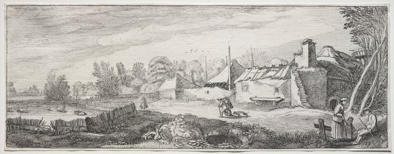Táj egy gazdasággal. alkotó: Jan Van de Velde