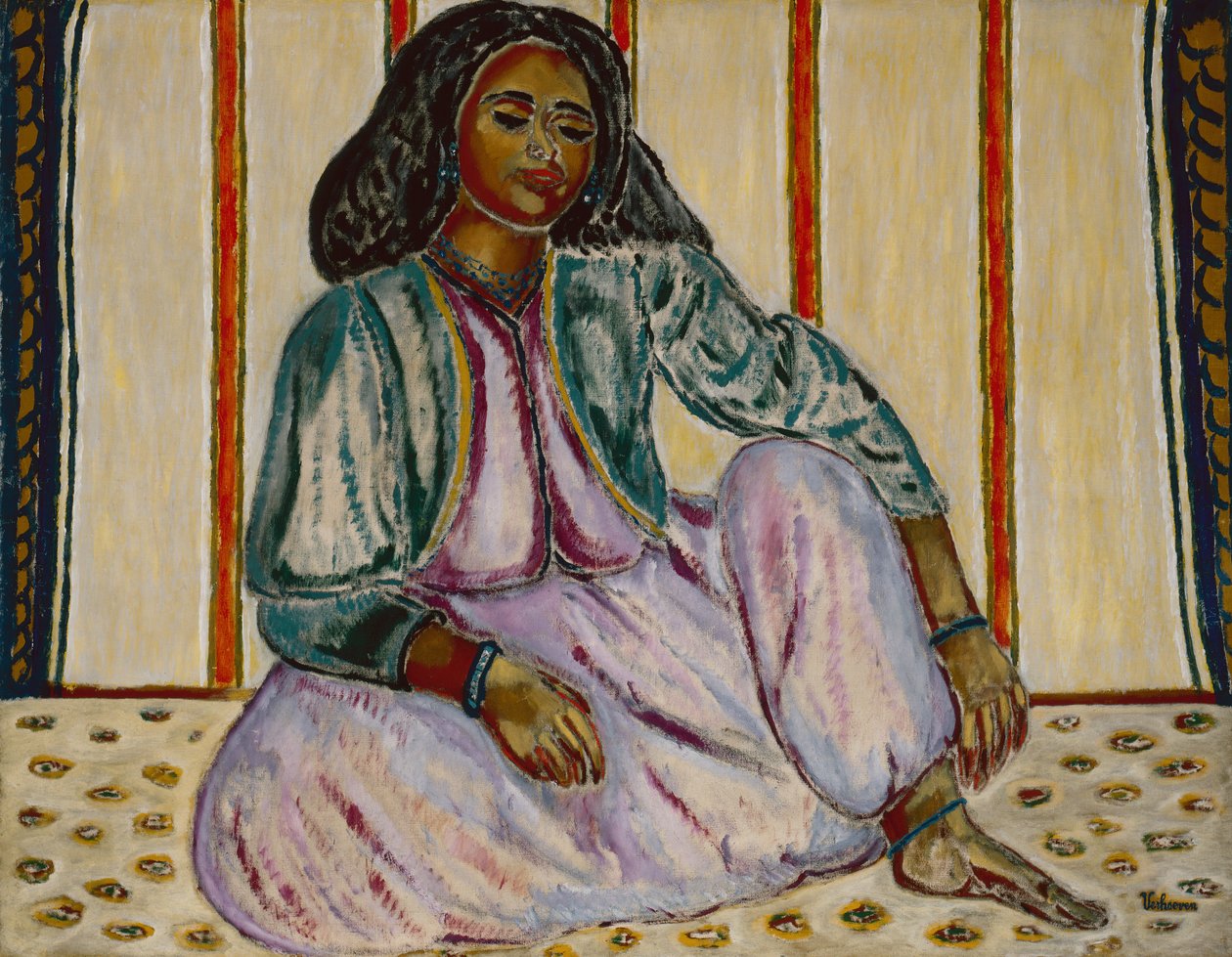Odalisque, 1906 körül (olaj, vászon) alkotó: Jan Verhoeven
