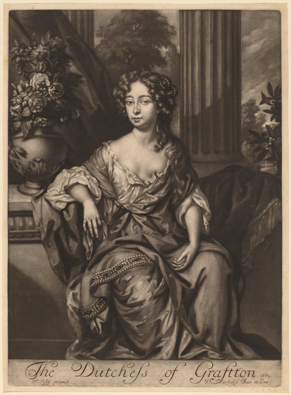 Grafton hercegné alkotó: Jan Verkolje I after Sir Peter Lely