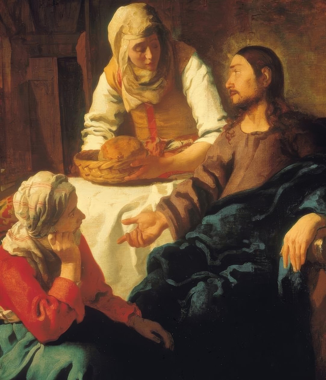 Krisztus Máriával és Mártával alkotó: Jan Vermeer van Delft