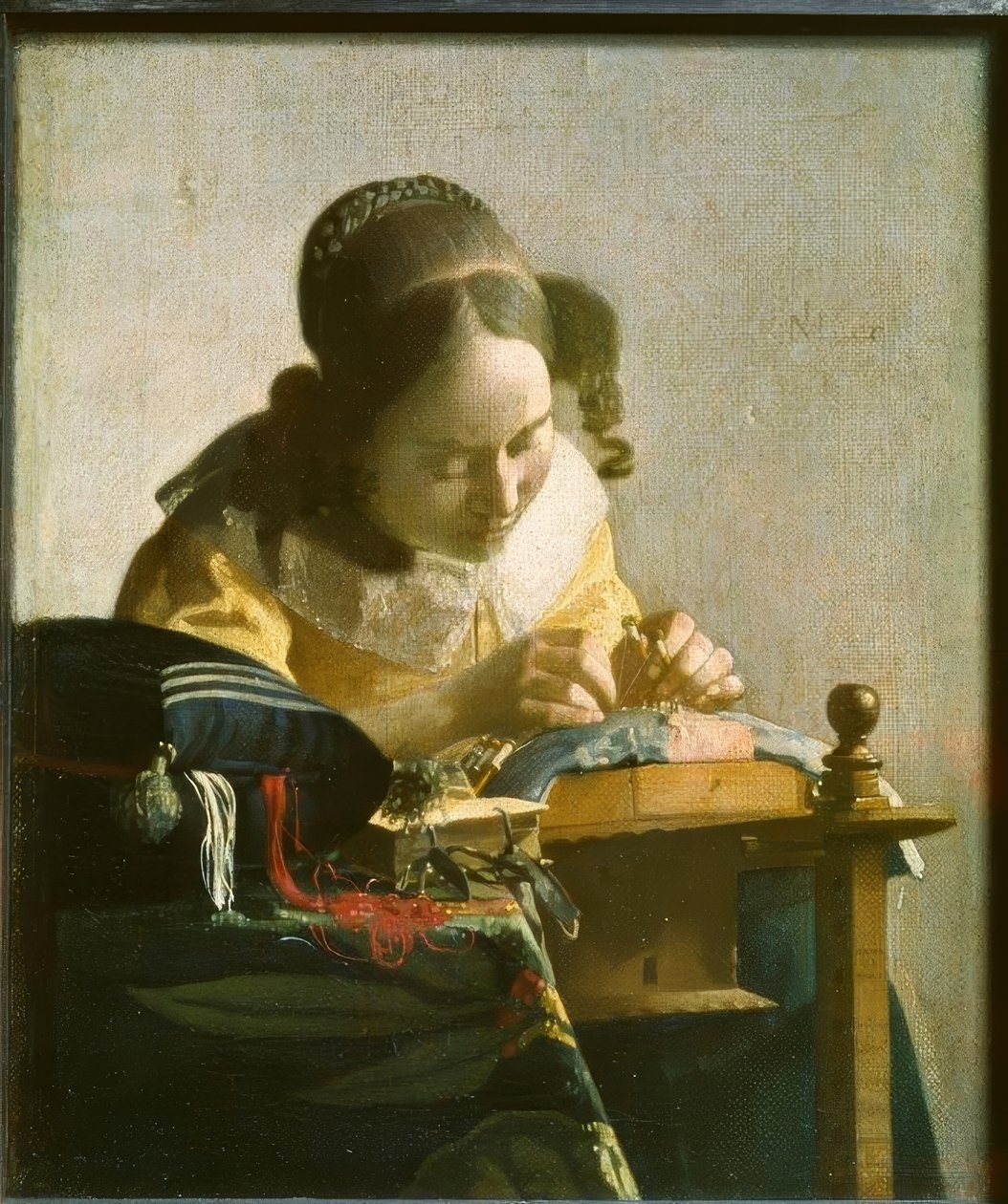 A csipkekészítő alkotó: Jan Vermeer van Delft