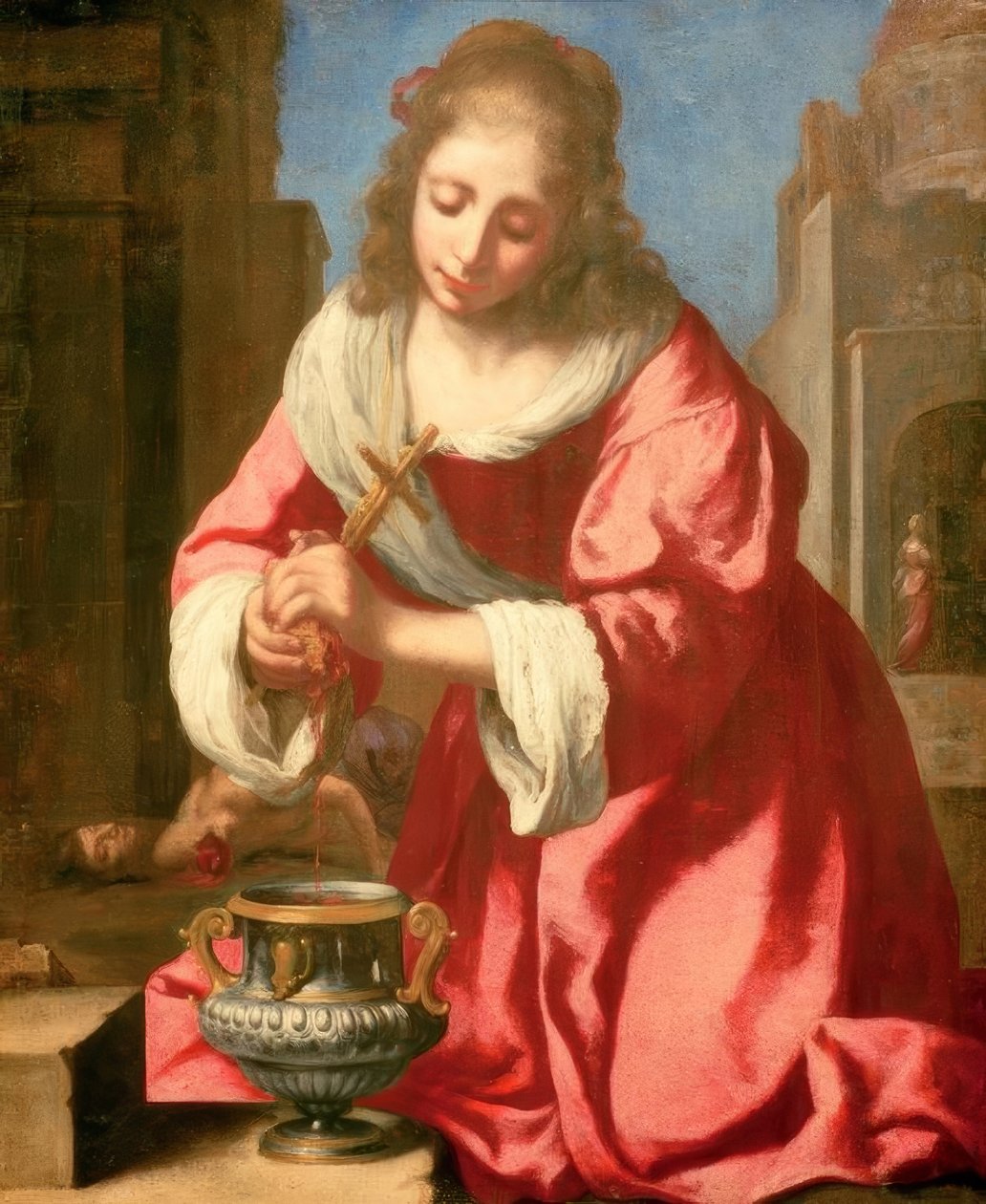 A Szent Praxedis alkotó: Jan Vermeer van Delft