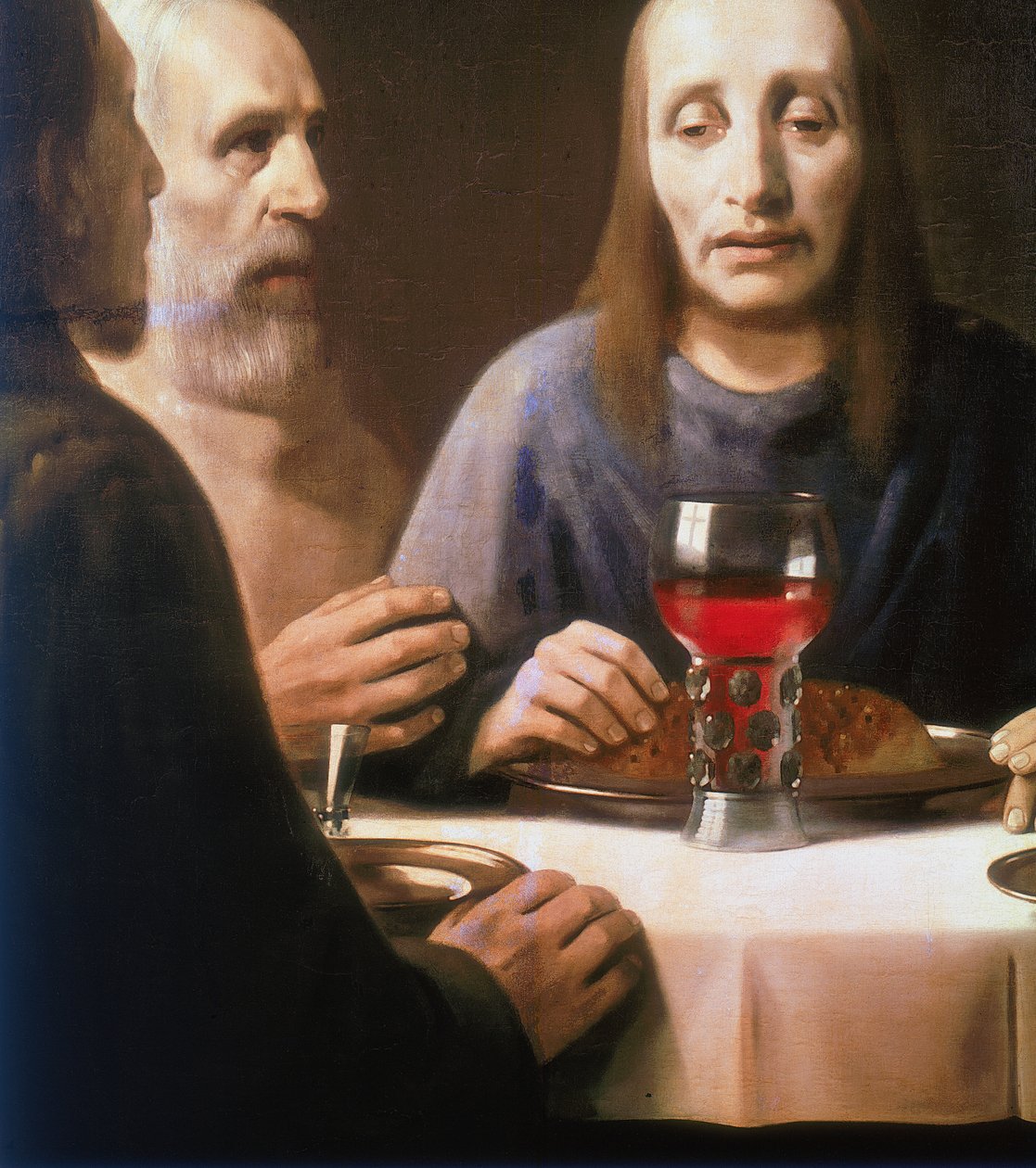 „A vacsora”, 17. század közepe, vége alkotó: Johannes Vermeer