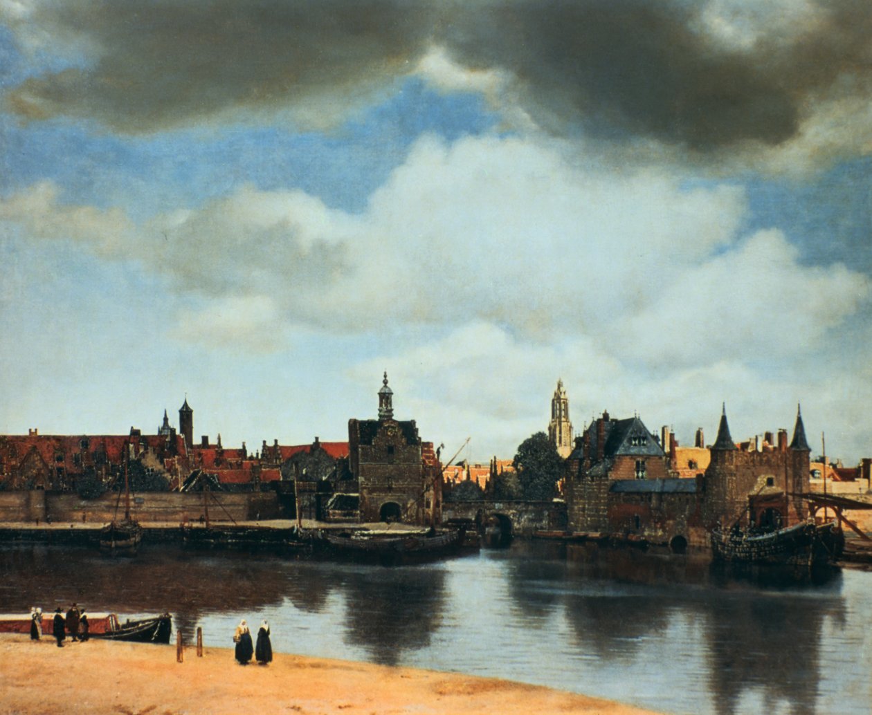 Delft, Hollandia kilátása a tűz után, c1658. alkotó: Jan Vermeer van Delft