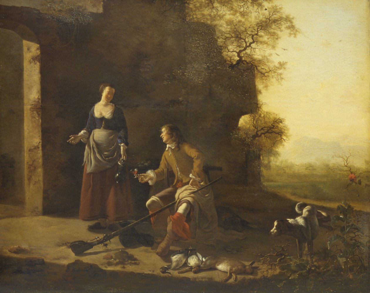 Hunters Rest alkotó: Jan Vermeer van Haarlem