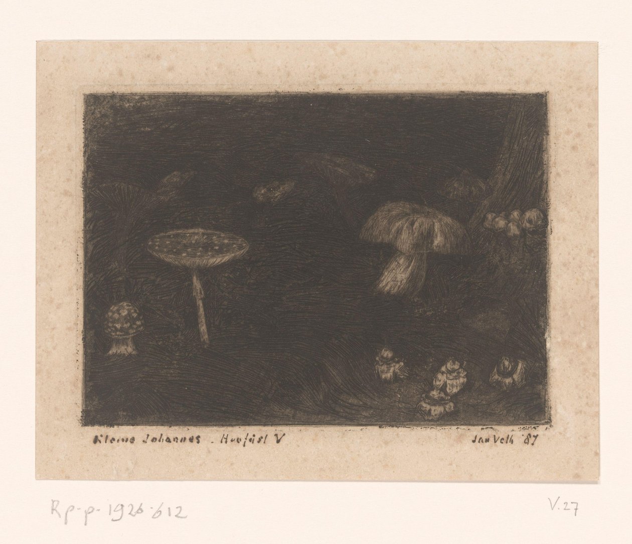 gombát alkotó: Jan Veth (signed by artist)