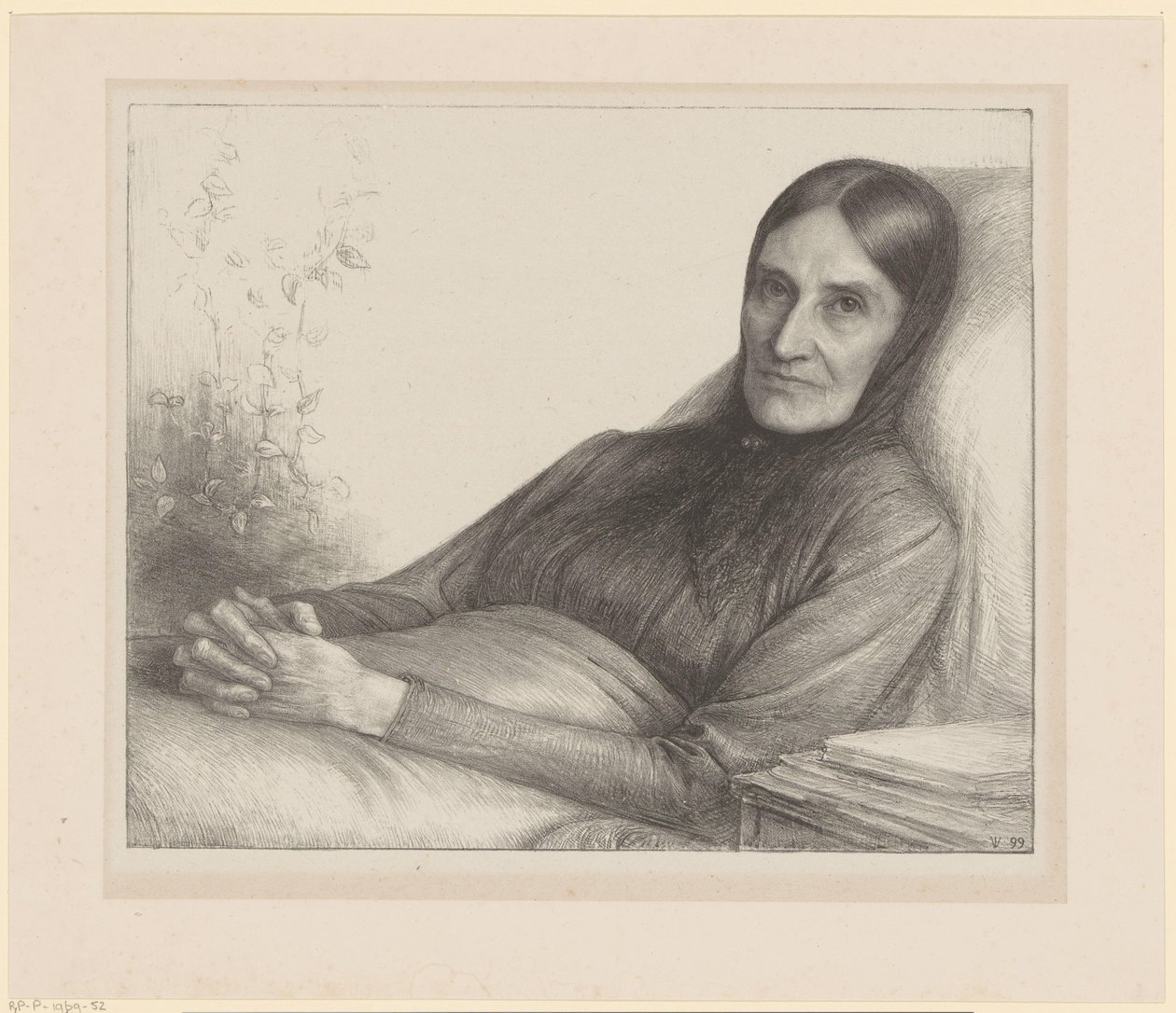 Elisabeth Ragazzi van den Wall Bake portréja alkotó: Jan Veth