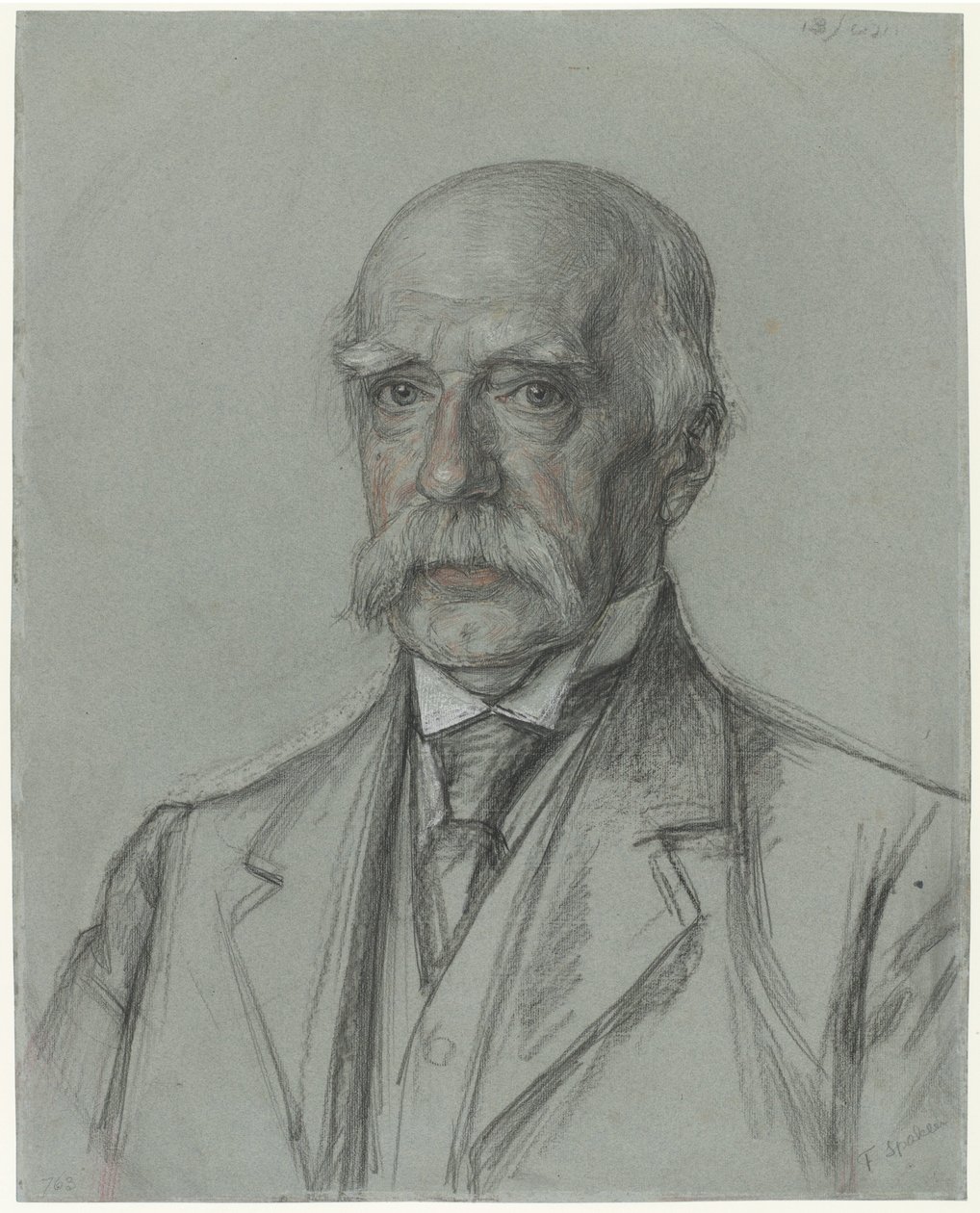 Portré F.J. Gittek alkotó: Jan Veth