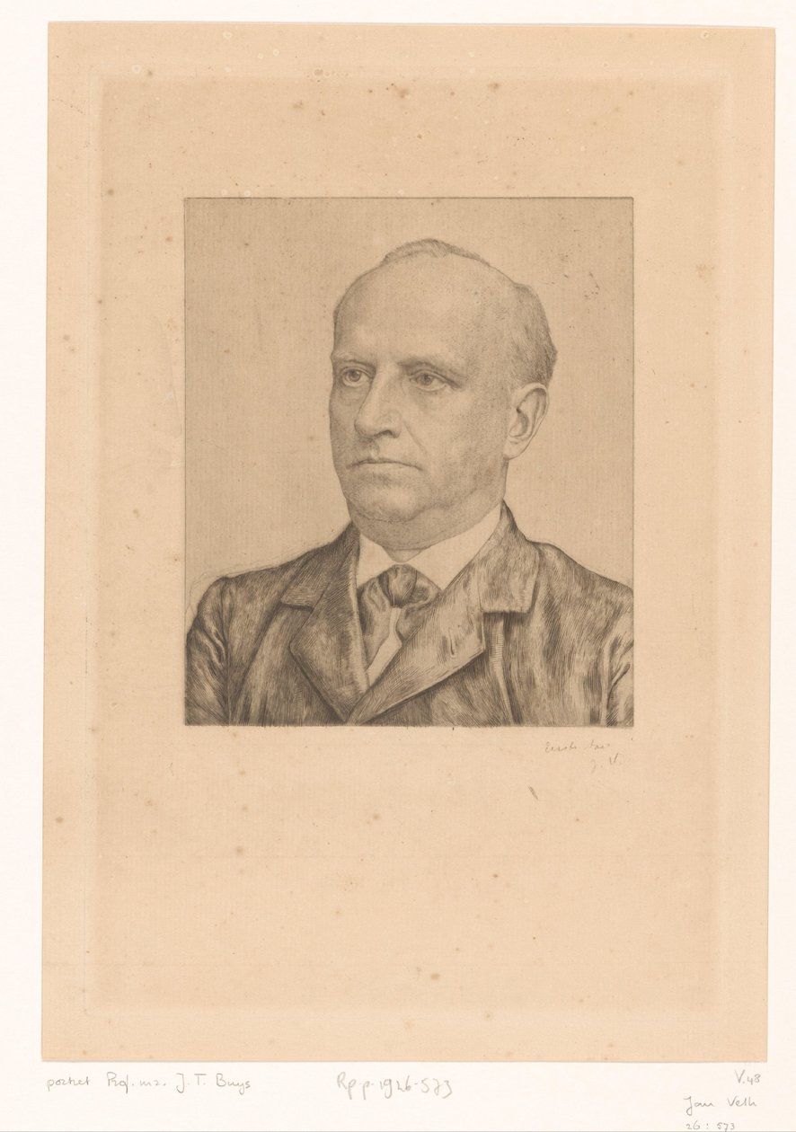 J.T. Buys portréja alkotó: Jan Veth