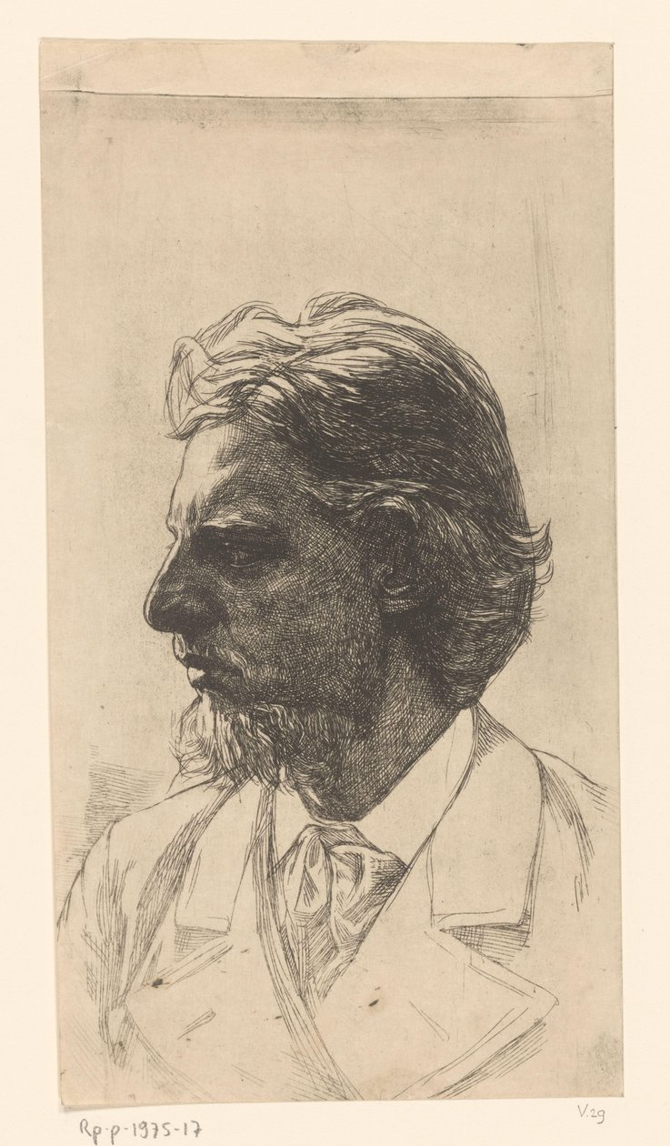 Jacques Perk portréja alkotó: Jan Veth