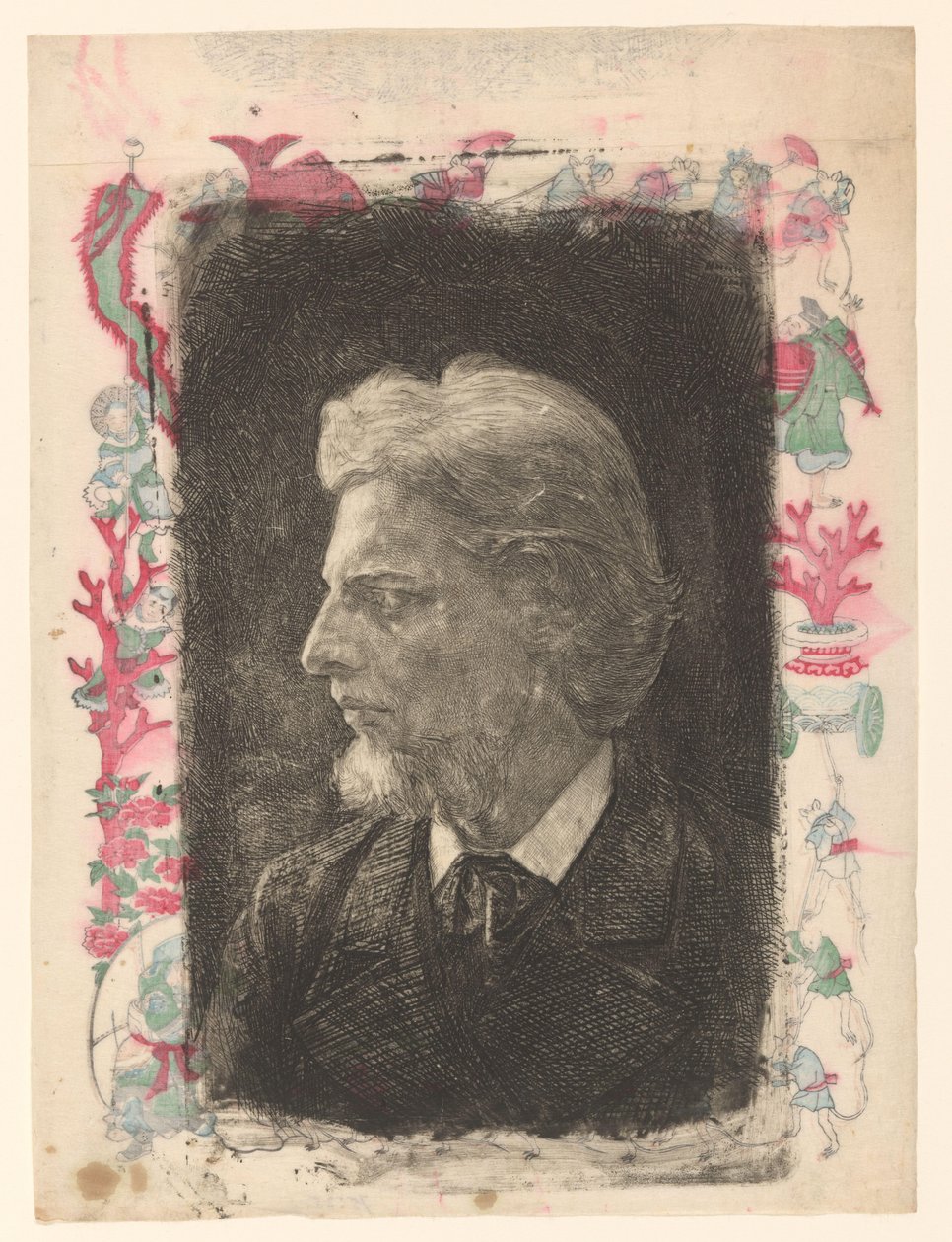 Jacques Perk portréja alkotó: Jan Veth