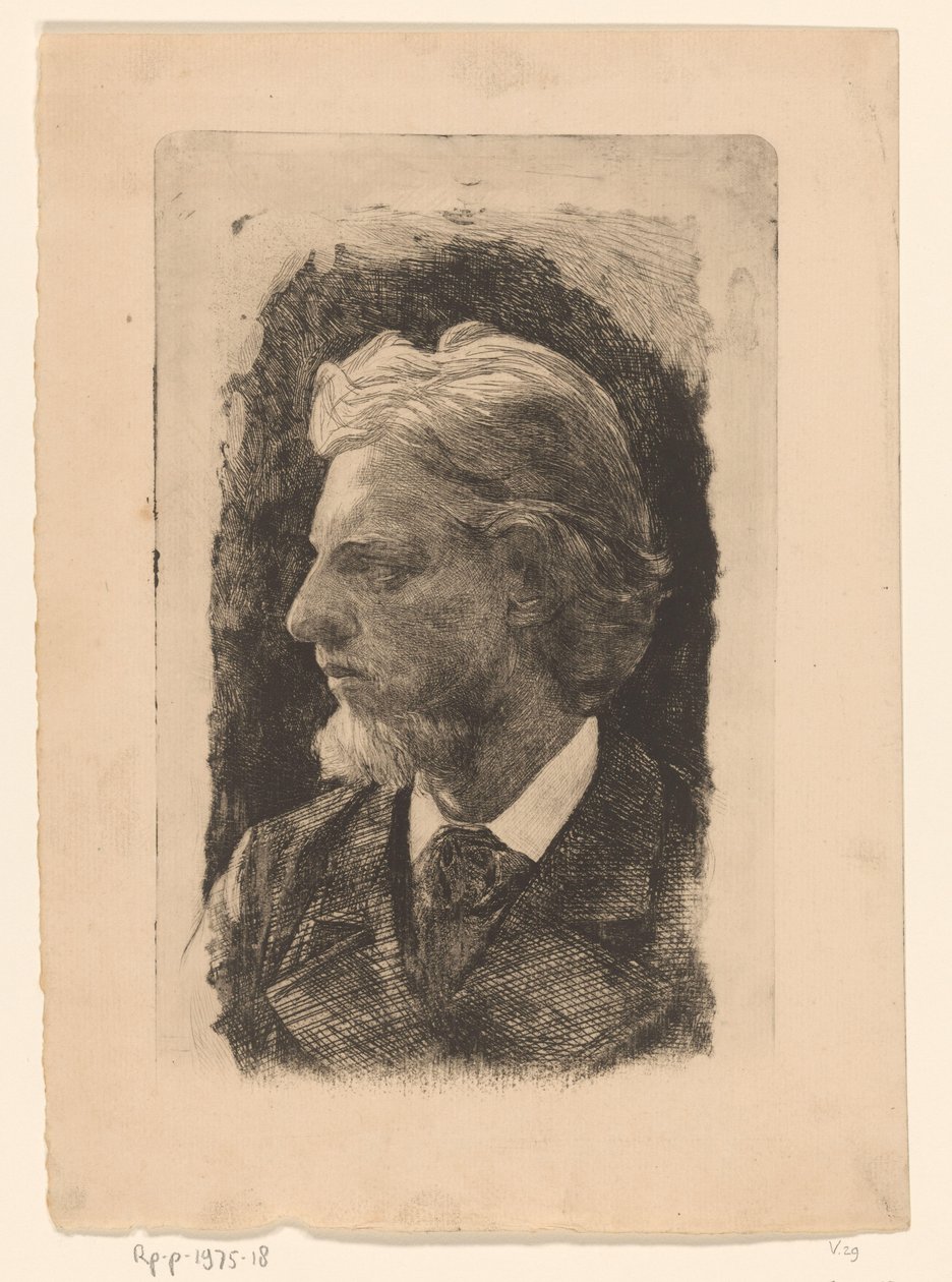 Jacques Perk portréja alkotó: Jan Veth