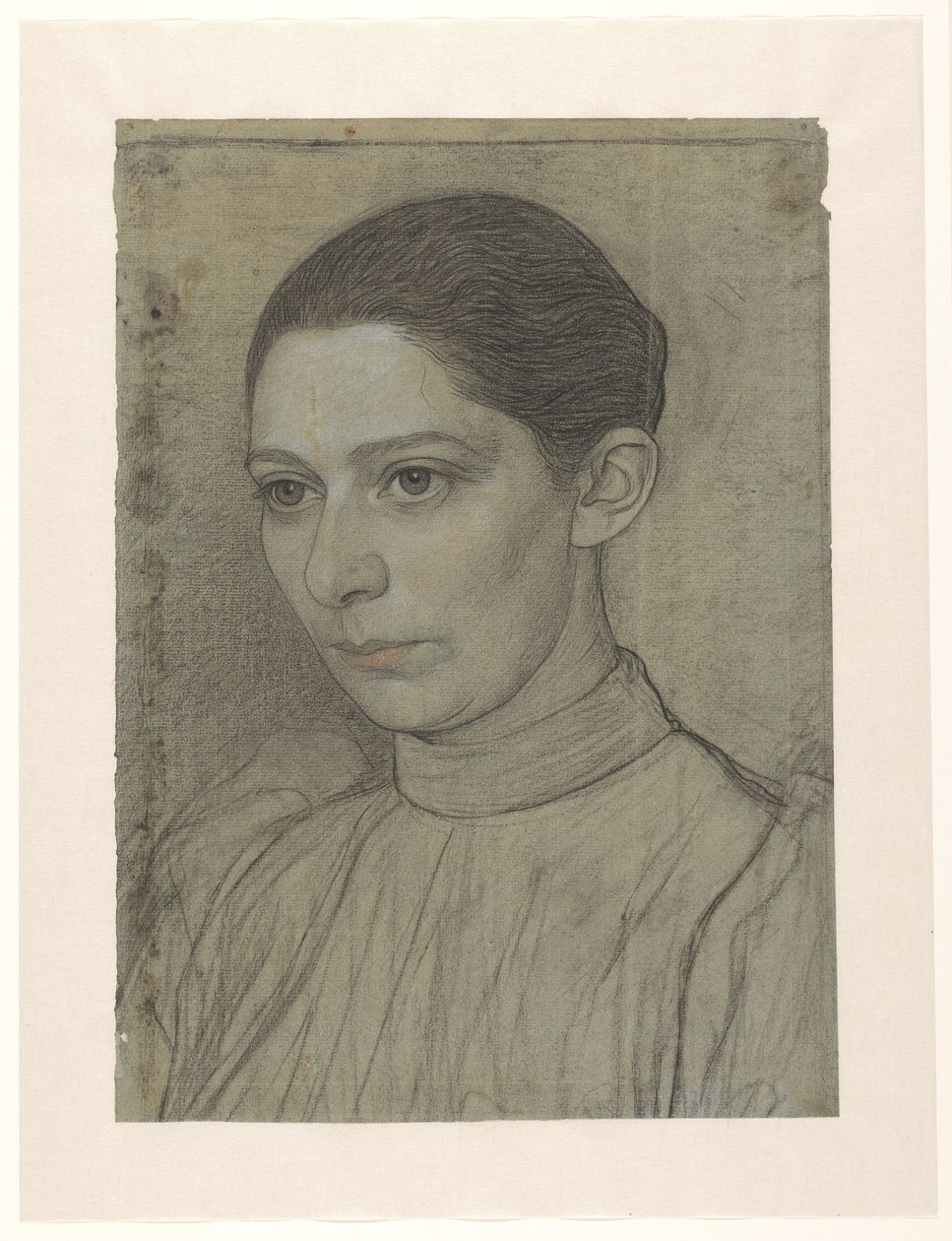 Sara de Swart kisasszony portréja alkotó: Jan Veth