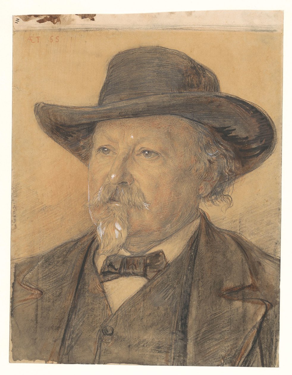 Philip van der Kellen portréja alkotó: Jan Veth