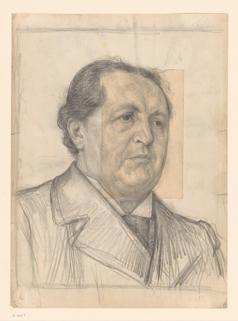 Portré One Dr. Abraham Kuiper alkotó: Jan Veth
