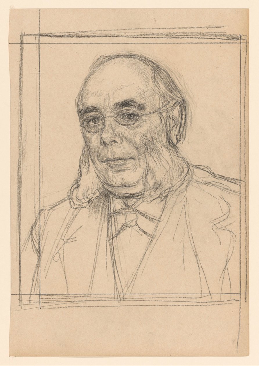 Dr. H. Pierson portréja alkotó: Jan Veth
