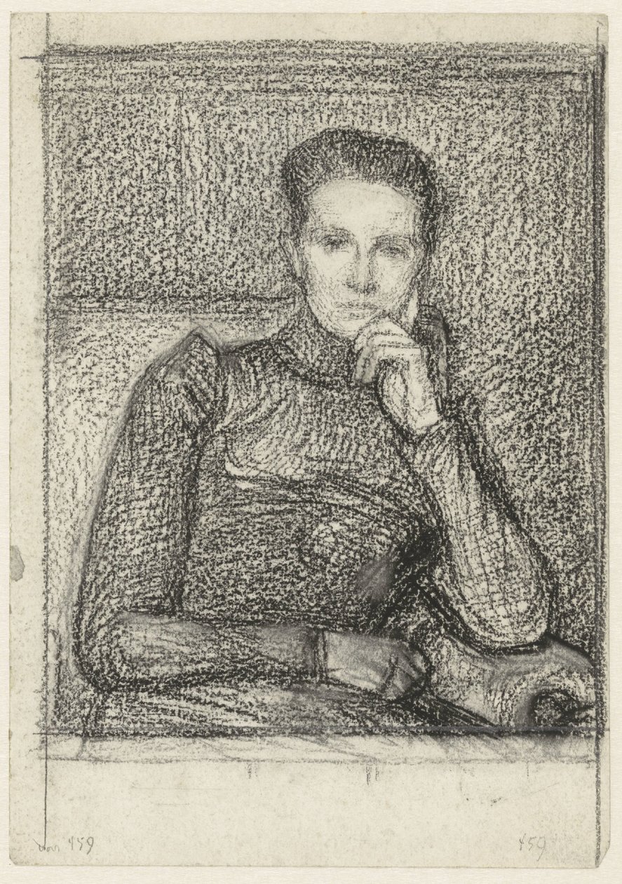 K.C. Boxman-Winkler asszony portréja alkotó: Jan Veth