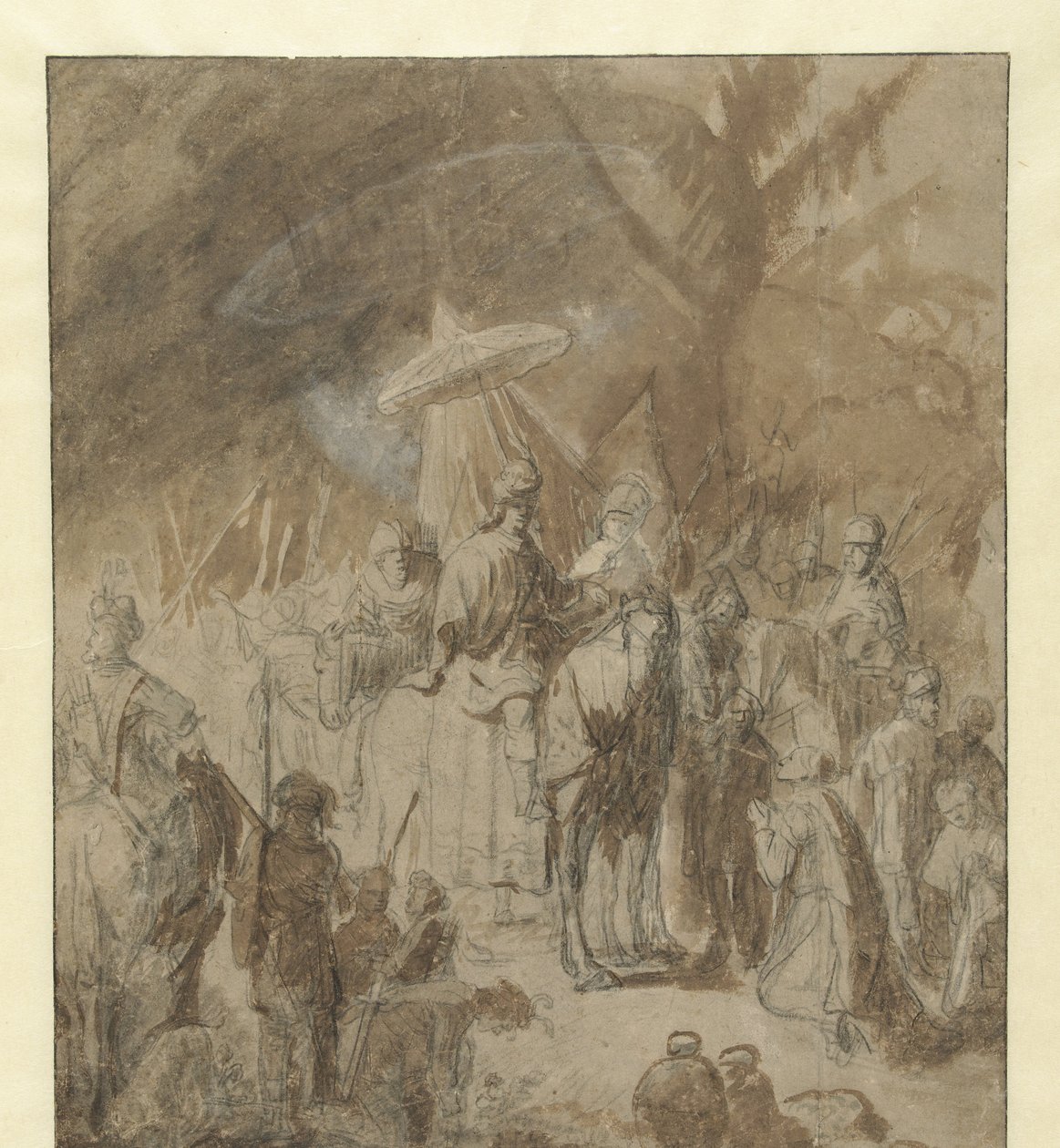 Abigail felajánlása alkotó: Jan Victors (attributed to)